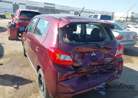 2019 Mitsubishi Mirage Rf из США, поврежденный, VIN ML32A3HJ0KH009888